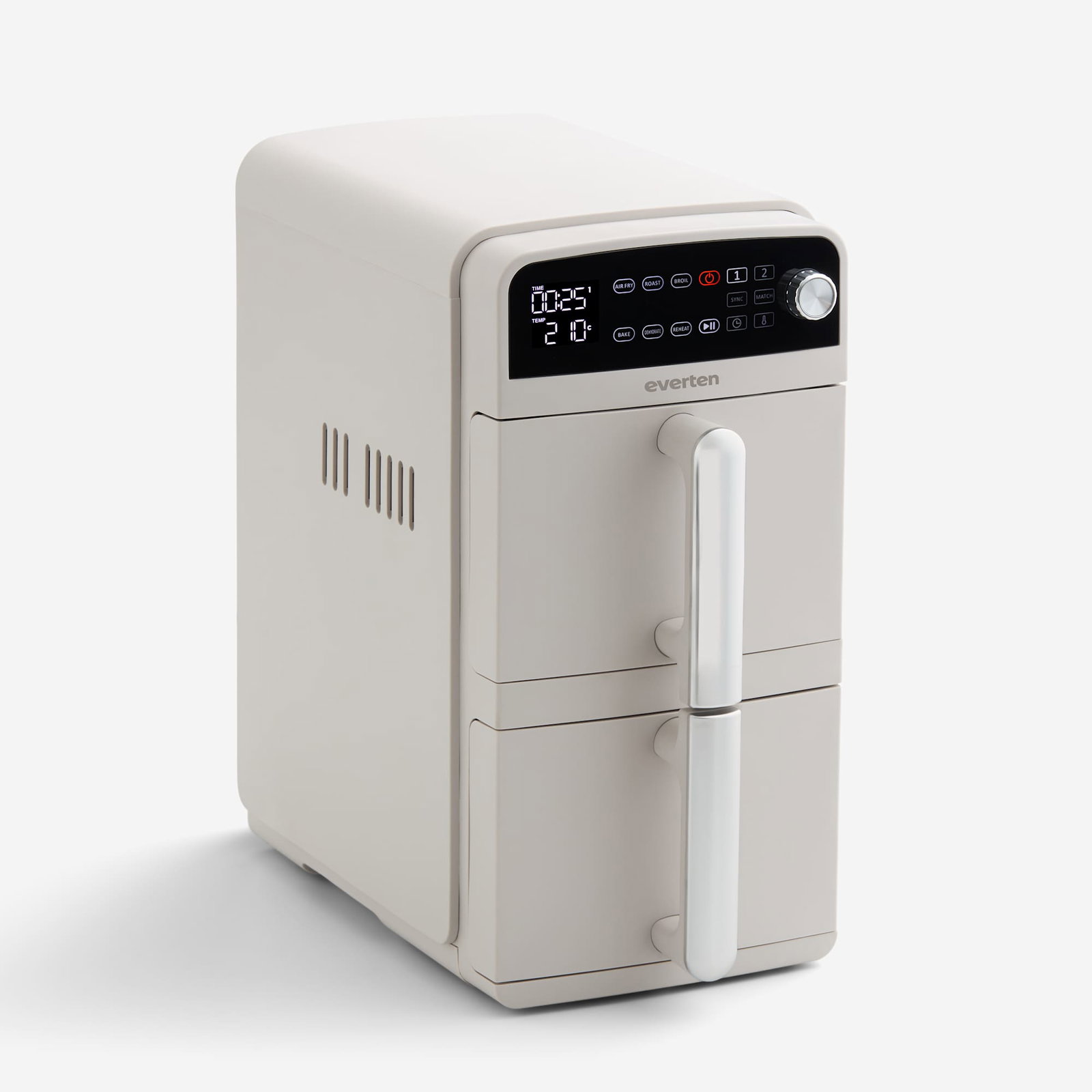 Everten Express Double Stack Drawer Air Fryer 10L