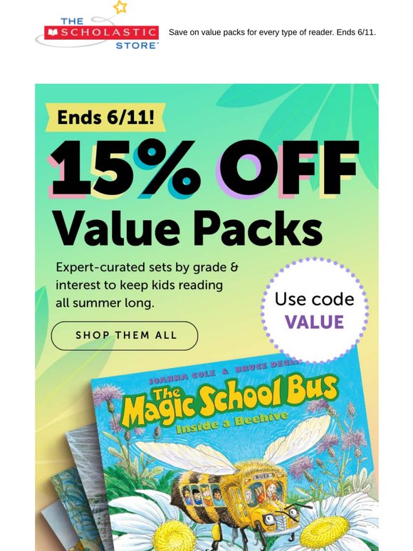 More Books. Less Guesswork. 15% Off Sets for Summer