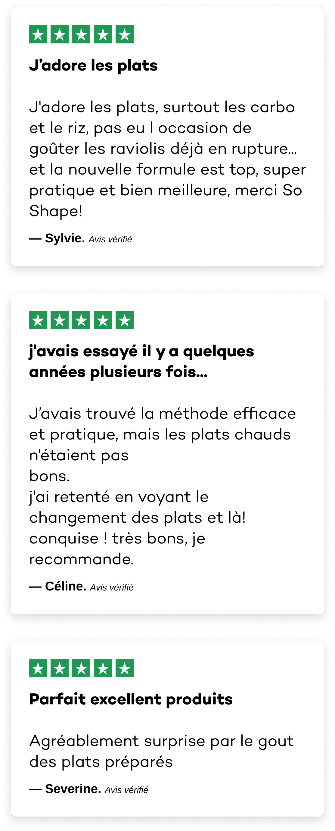 Avis clients