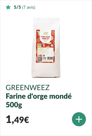 Farine d'orge mondé bio 500g