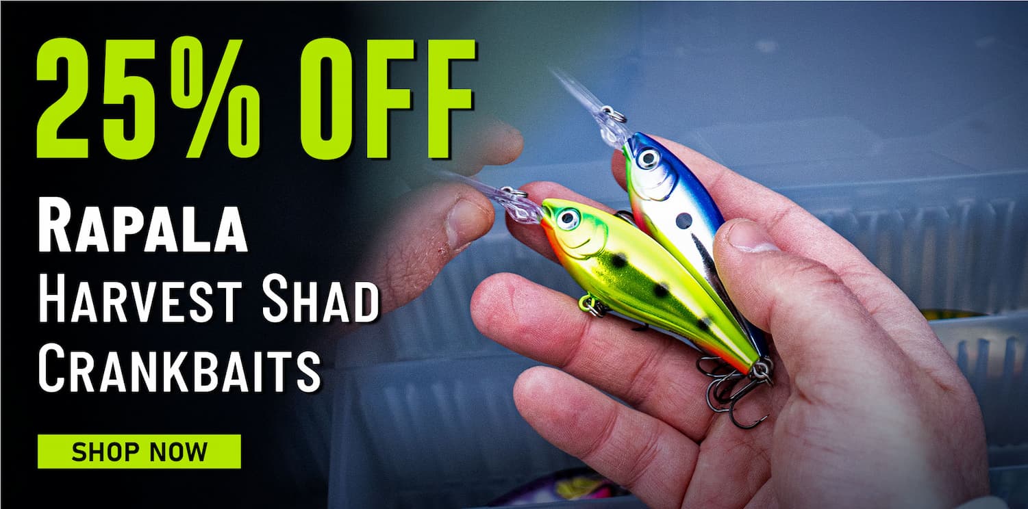 25% Off Rapala Harvest Shad Crankbaits Shop Now