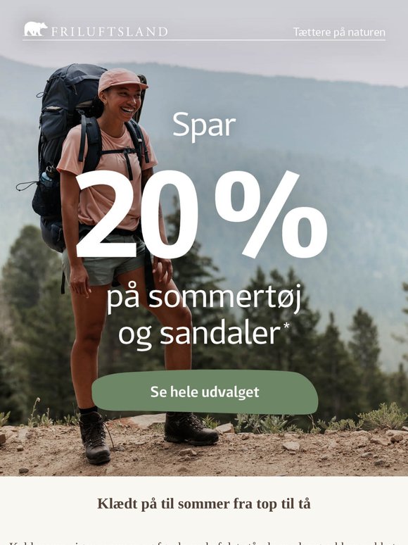 Klæd dig på til sommerens store og små ture 🏕️