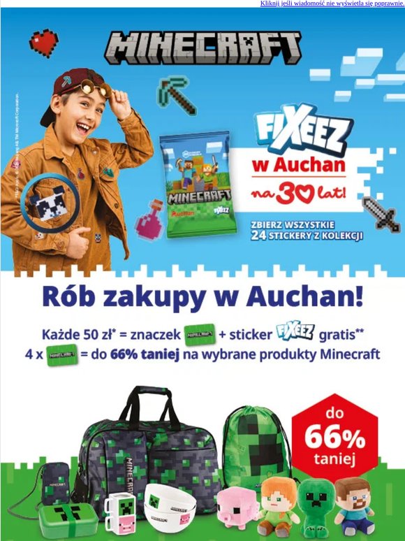 💥Minecraft w Auchan - nawet 66% taniej! Sprawdź >>