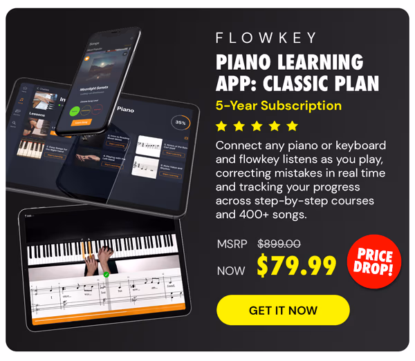 Flowkey Classic Plan: 5-Year Subscription