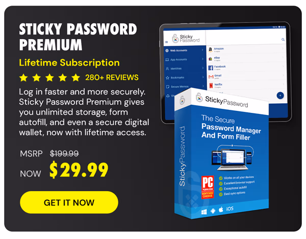 Sticky Password Premium: Lifetime Subscription