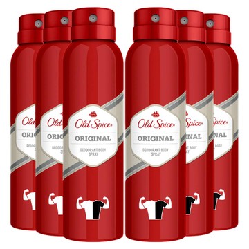 6-Pack Old Spice Deodorant Body Spray, Original Scent, 5.1 oz.