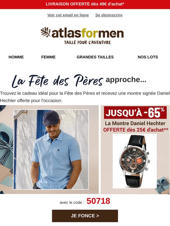 C'est la Fête des Pères : jusqu'à -65% sur nos cadeaux
