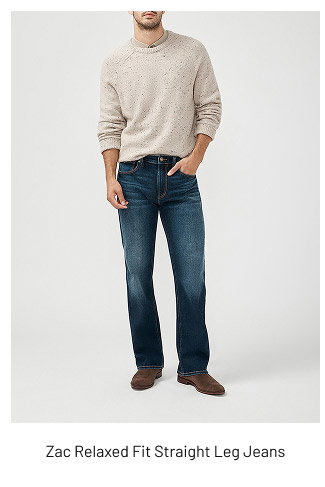Zac Relaxed Fit Straight Leg Jeans