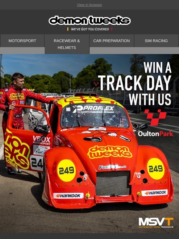 ❗WIN a FREE Track Day❗