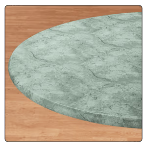 Marbled Vinyl Elasticized Table Cover
