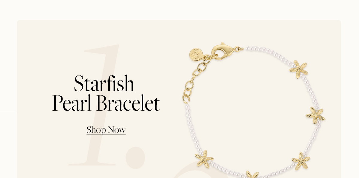 Starfish Pearl Bracelet