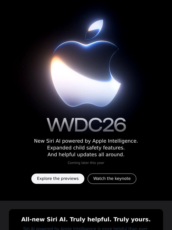 Catch up on the latest news from WWDC26.