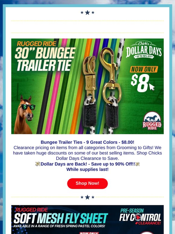 Bungee Trailer Ties $8 💸 Dollar Day$ Deal