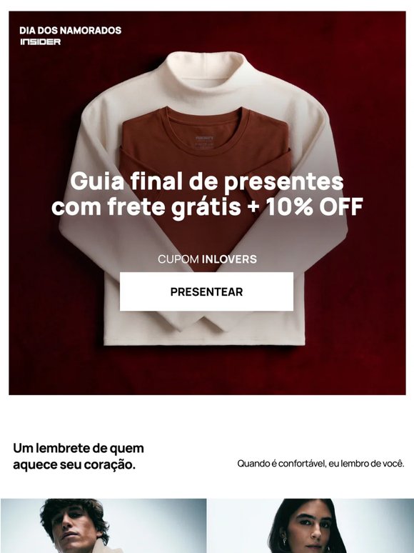 Chegamos na semana do Dia dos Namorados