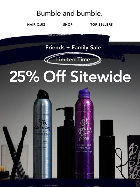 25% off is happening now + a free styler once you hit $95.