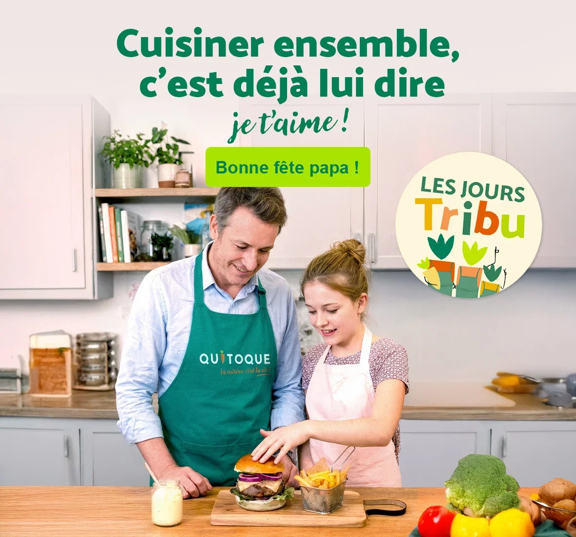Cuisiner ensemble c'est déjà lui dire je t'aime