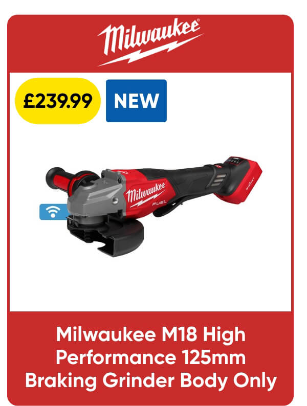 Milwaukee M18 FHSAGO125VXPDB2-0X High Performance 125mm Braking Grinder Body Only