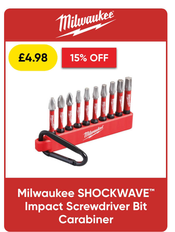 Milwaukee SHOCKWAVE™ Impact Screwdriver Bit Carabiner