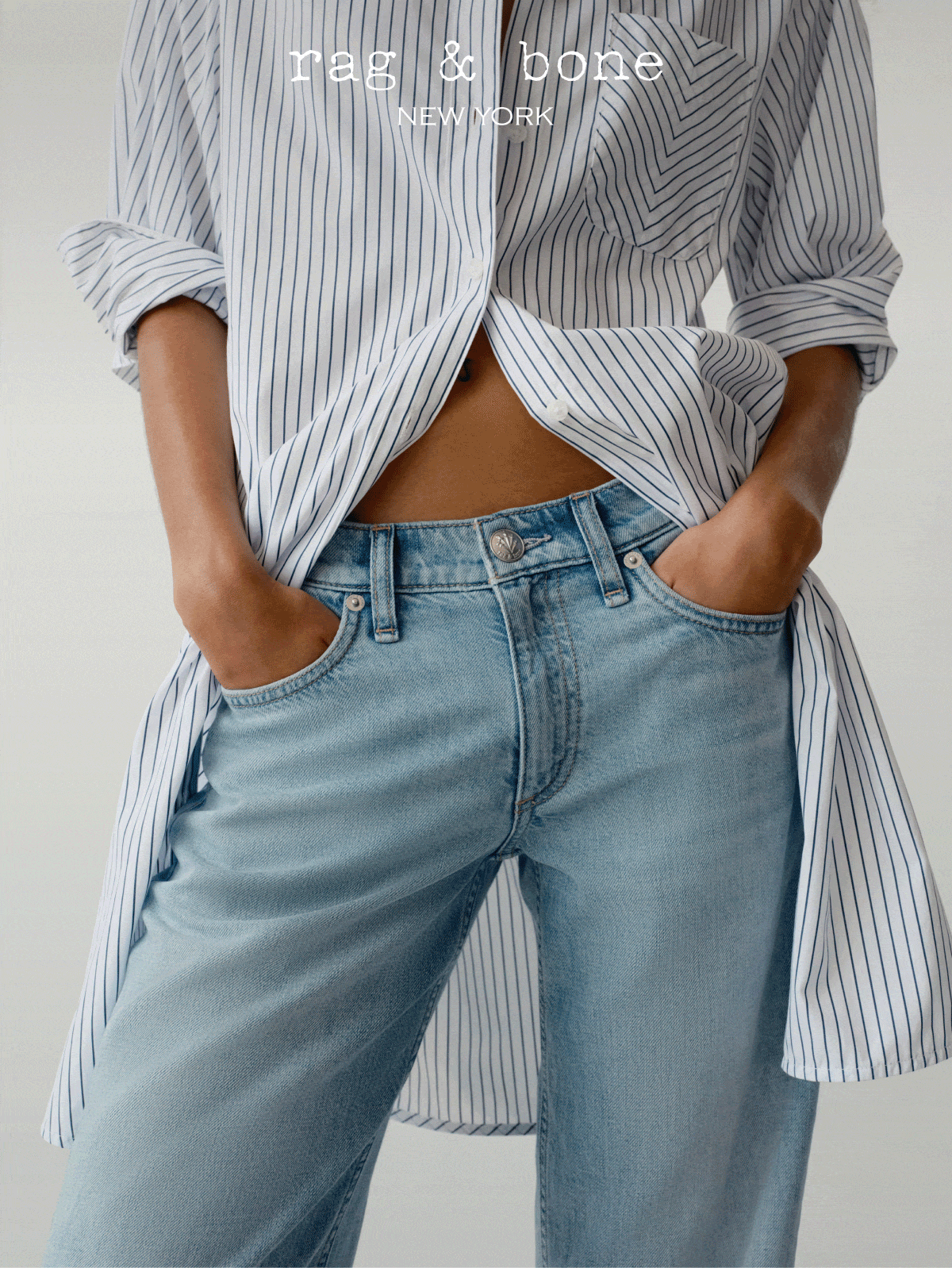 The Cam is now available in Moon, a fresh, light wash with lived-in fading. Crafted from Featherweight denim, it's the perfect jean for summer.