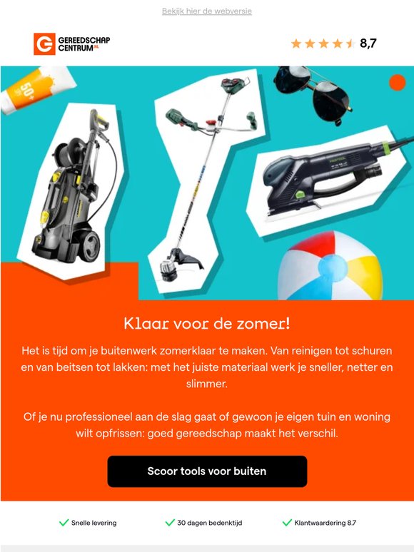 Klaar voor de zomer: alles voor jouw buitenklussen