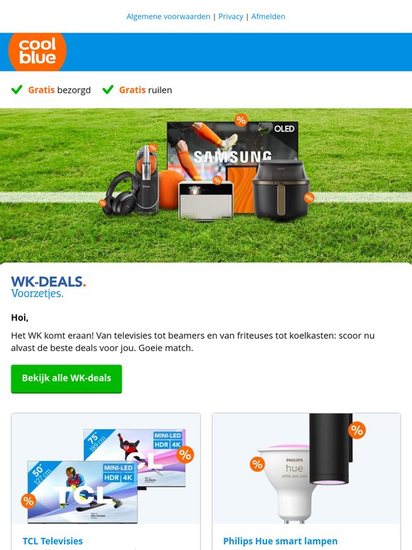 Maak je klaar voor het WK met de beste deals voor jou