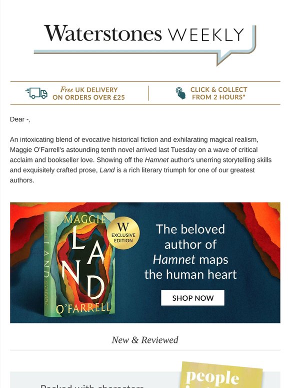 Your Waterstones Weekly