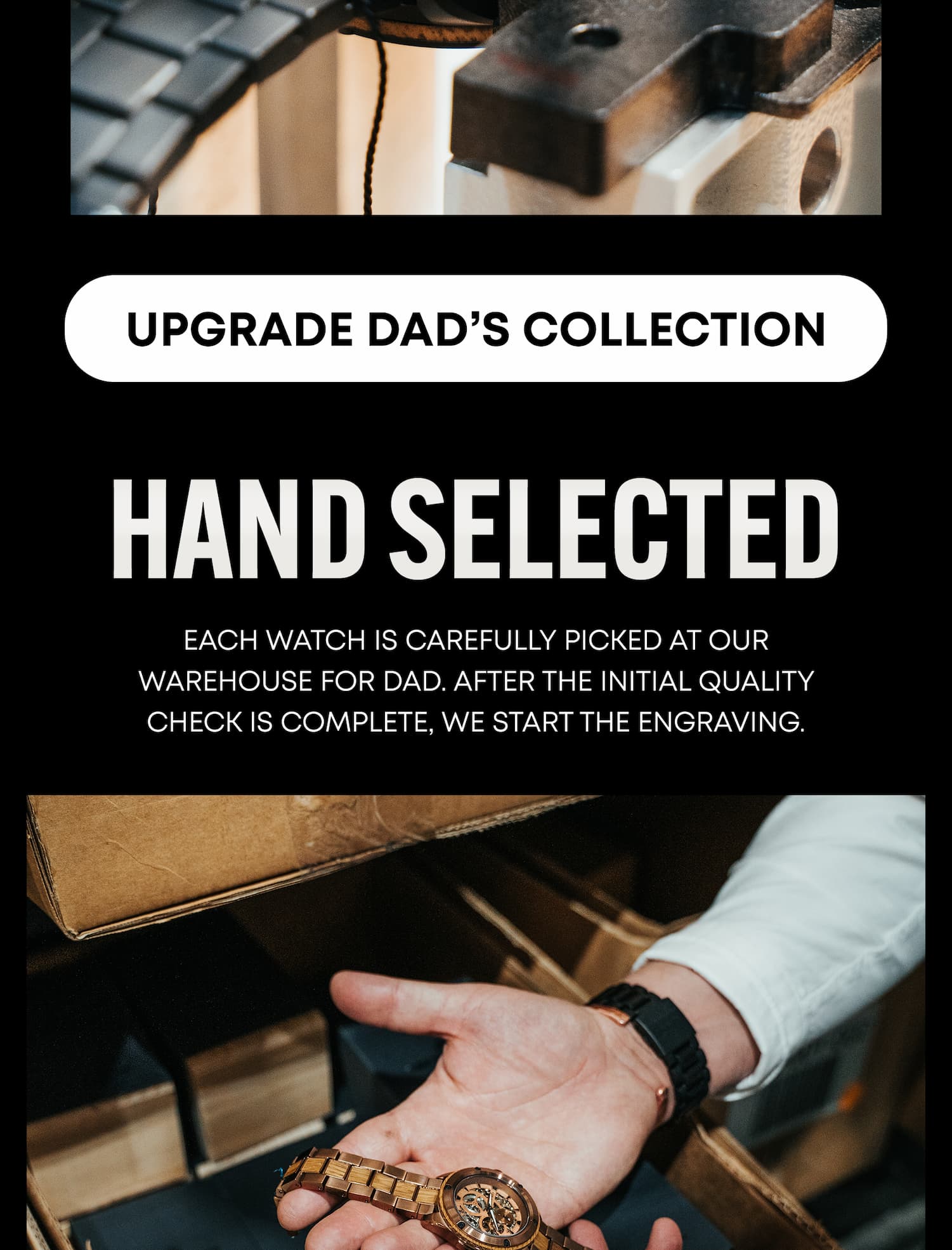 Personalize Dad's Watch