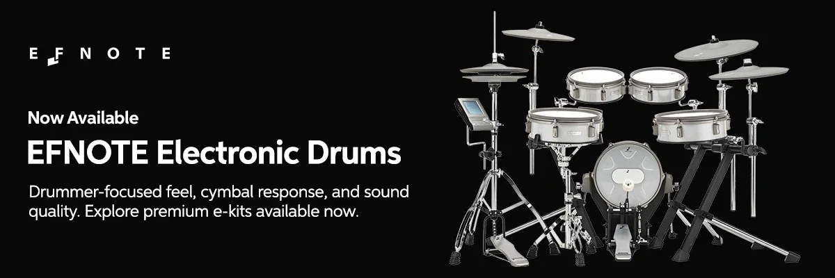 Now Available: EFNOTE Electronic Drums
