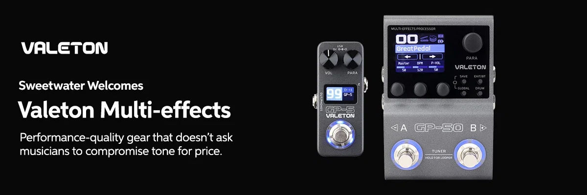 Sweetwater Welcomes Valeton Multi-effects