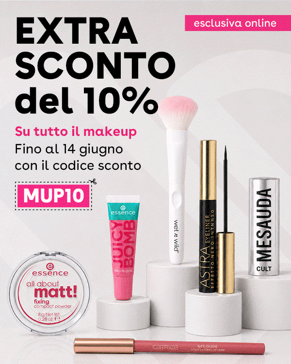 Extra 10% sulla categoria makeup