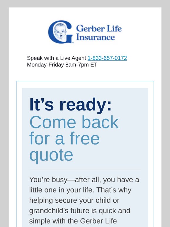 Don't forget about your quote