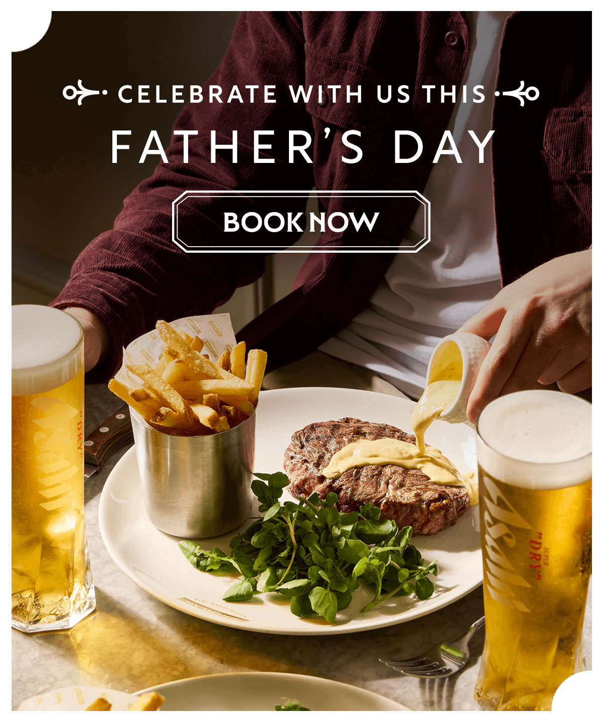 Celebrate with us this Father's Day.