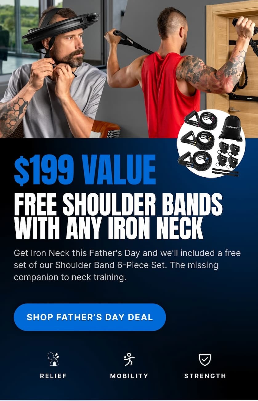 FREE Shoulder Bands with Any Iron Neck Order