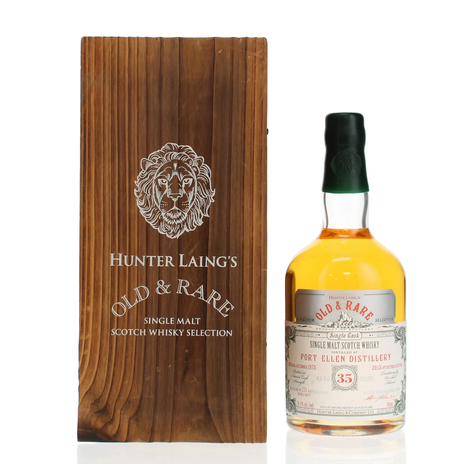Port Ellen 1978 35 Year Old Single Cask Hunter Laing Platinum Old & Rare