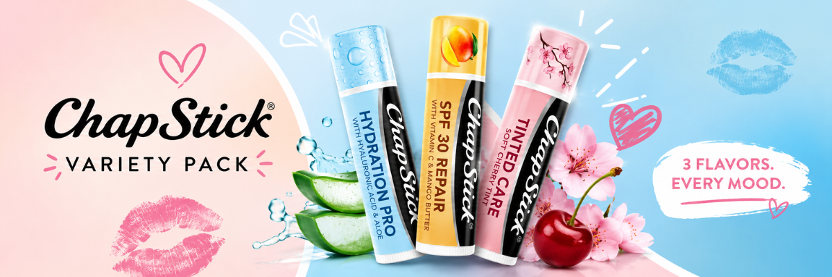ChapStick Lip Balm Variety Pack Bonus