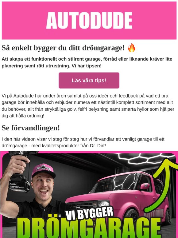 Så fixar du ditt drömgarage! 🔥