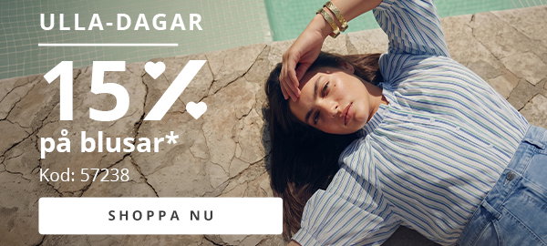 ULLA-DAGAR 15% på blusar* Kod: 57238 SHOPPA NU