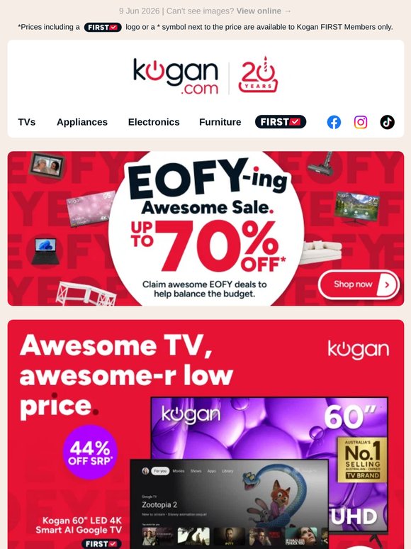 60" 4K Smart AI Google TV ONLY $499! (44% OFF standard retail price)