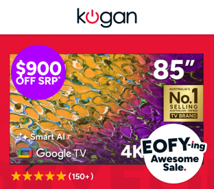 Kogan 85" QLED 4K Smart AI Google TV Product Image