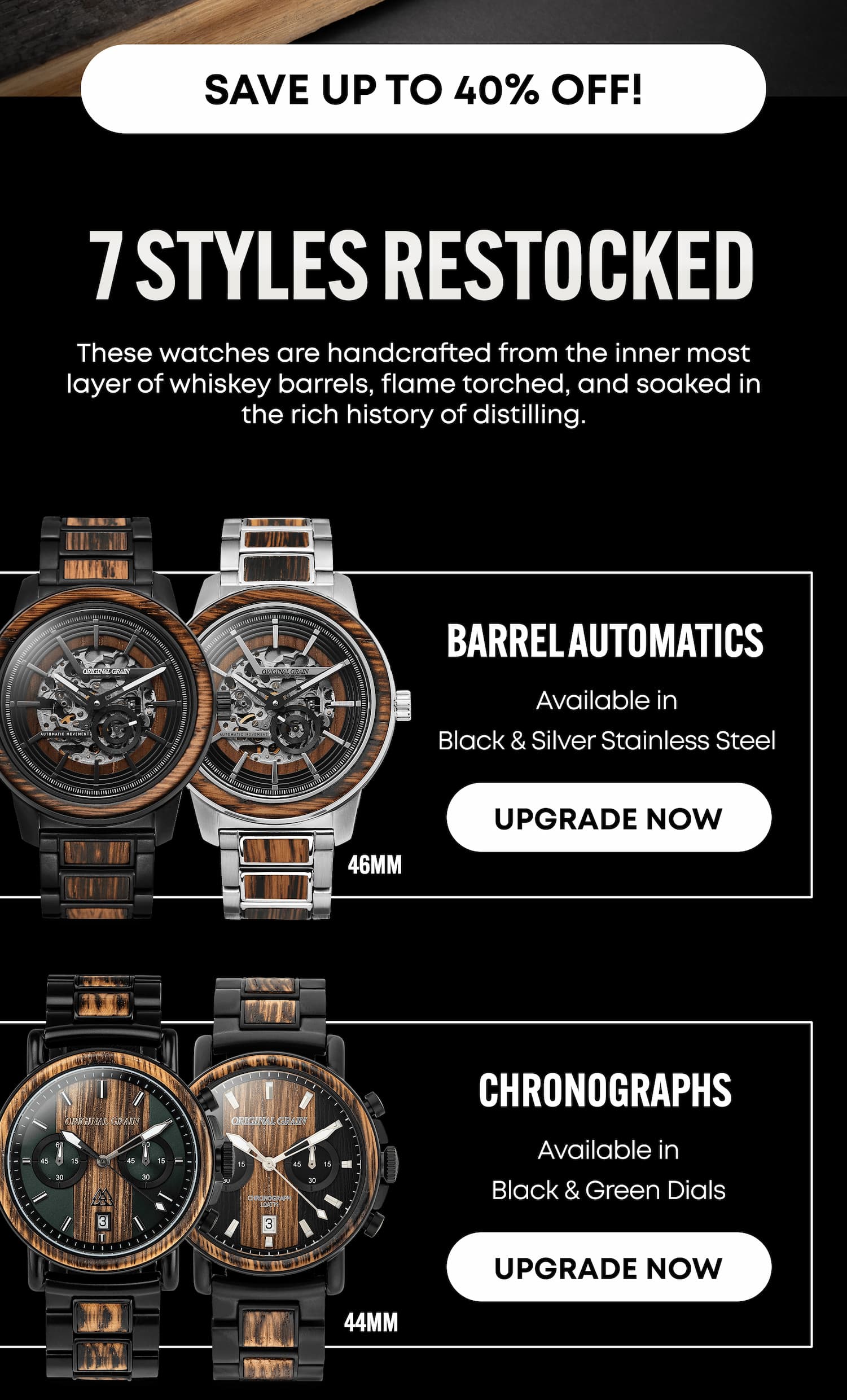 Whiskey Charred Restock