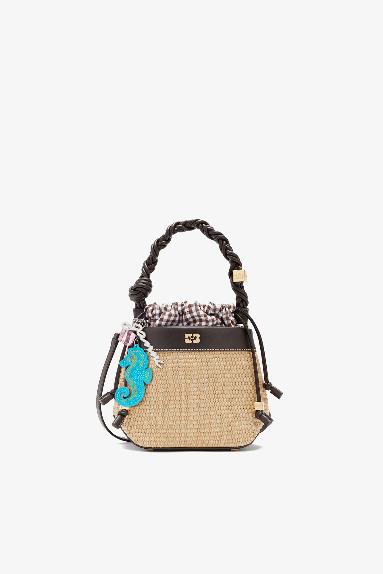Bou Bucket Bag in Straw