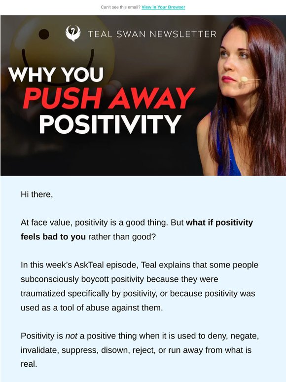 Do you subconsciously boycott positivity?