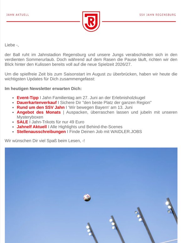 Jahn Aktuell | Dein Update für die Sommerpause 🔴⚪