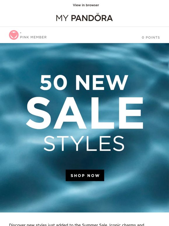 Sale: 50 new styles just landed 🛍️