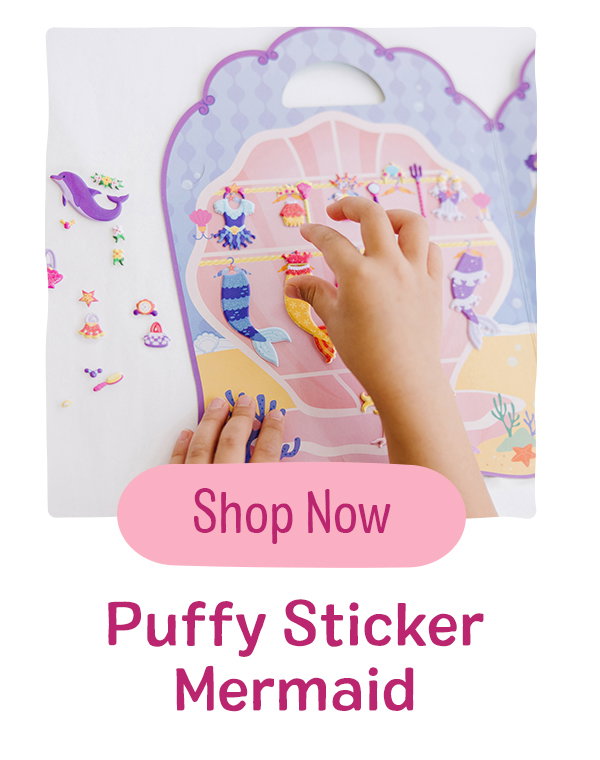 Puffy Sticker Mermaid