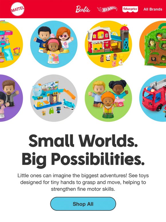 Big fun for little ones! See toys designed for tiny hands…