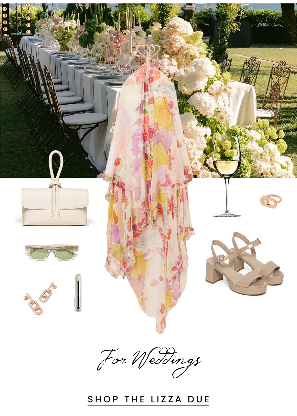 For Weddings  < Shop The Lizza Due > 