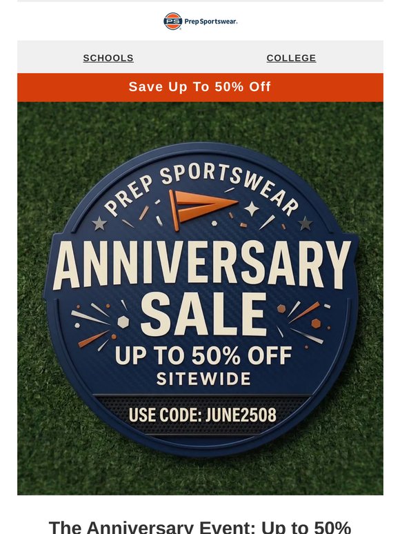 Up to 50% OFF Sitewide 🎉 Anniversary Sale Is On!