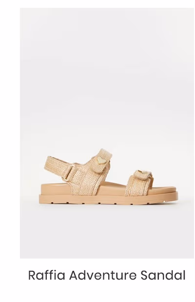 Raffia Adventure Sandal