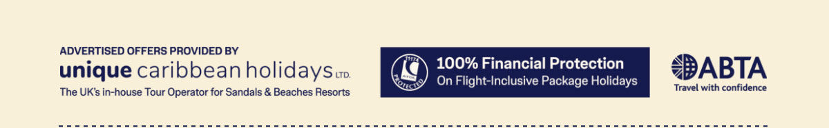 Advertised Offers Provided By Unique Caribbean Holidays LTD.